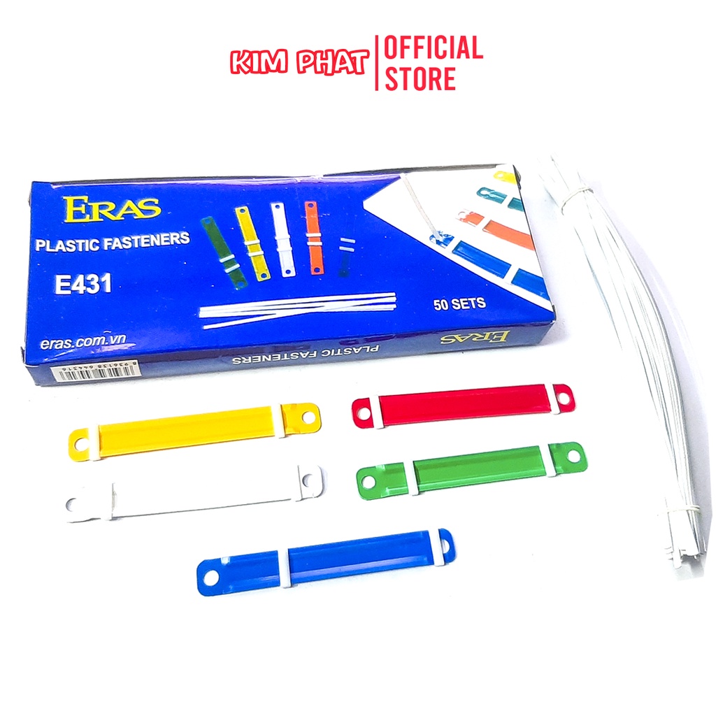 Nẹp tài liệu nhựa ACCO Eras E431 (Hộp 50 cái)
