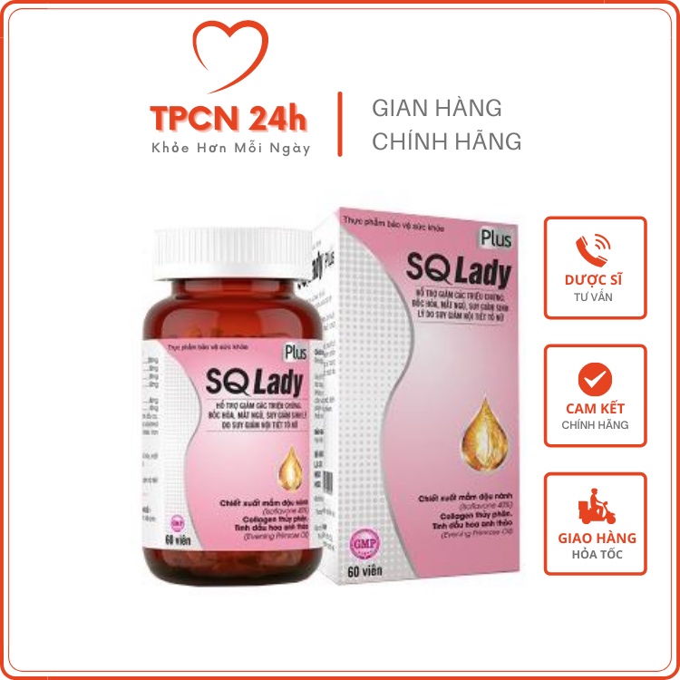 SQ Lady Plus - Hỗ trợ tăng cường nội tiết tố nữ