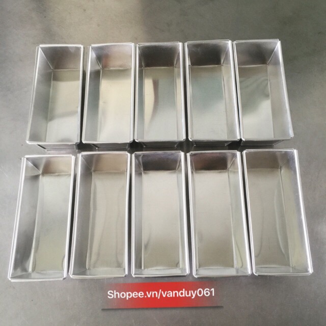 Combo 10 khuôn bánh mỳ size 16