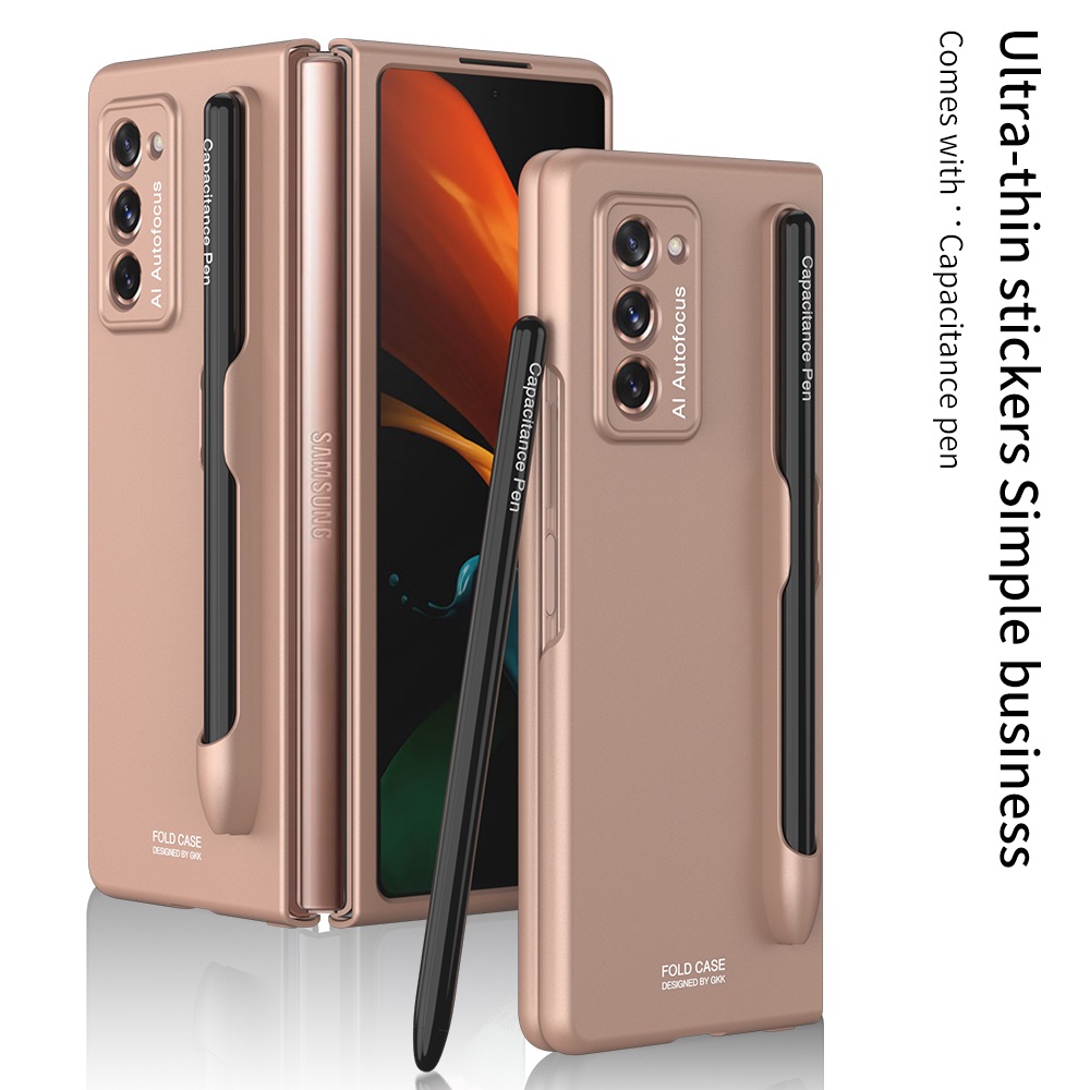 Ốp Điện Thoại Siêu Mỏng Bảo Vệ Toàn Diện Kèm Bút Cho Samsung Galaxy Z FOLD 2