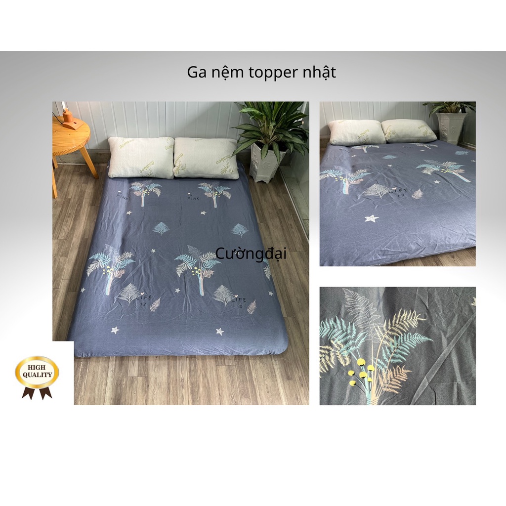 Áo nệm topper nệm nhật đủ size , áo nệm cotton hàn hàng siêu rẻ