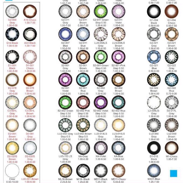 Combo lens  theo yêu cầu