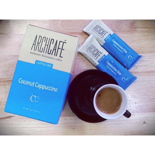 [HOT TREND] CAFE ARCHCAFE CAPPUCCINO DỪA VÀ SỮA ĐẶC