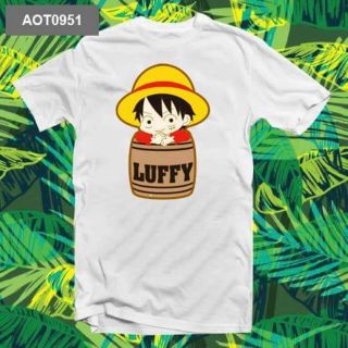 Áo thun anime #luffy#once piece