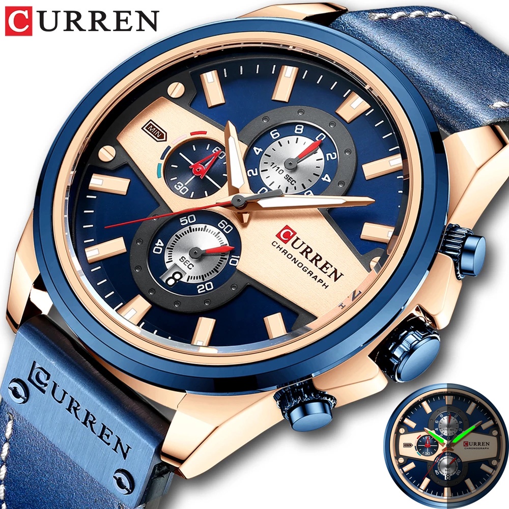 Đồng Hồ Quartz Curren Kiểu Dáng Sang Trọng