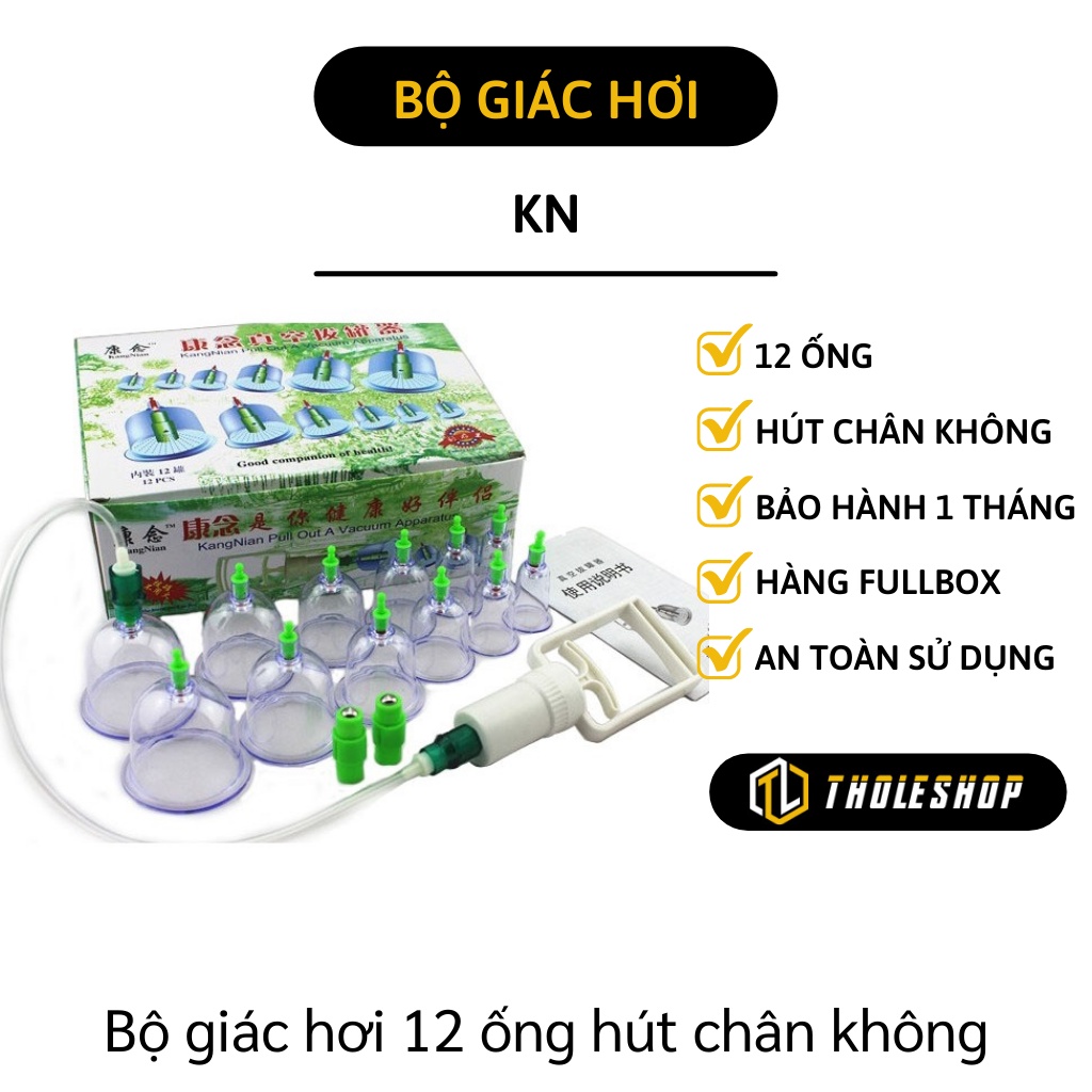 Bộ giác hơi 12 ống hút chân không, không dùng lửa nên đảm bảo an toàn tuyệt đối cho cơ thể bạn 2526