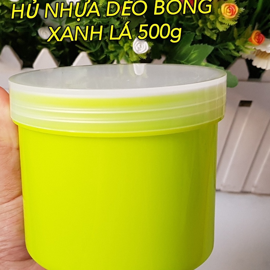 Hủ đựng kem body 500g - hu dung kem body GIAO MÀU NGẪU NHIÊN