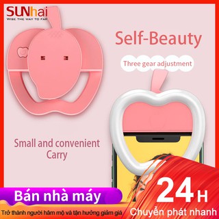 Đèn selfie KLK-1 trợ kẹp đèn LED hình quả táo Đèn tự sướng cho điện thoại di động