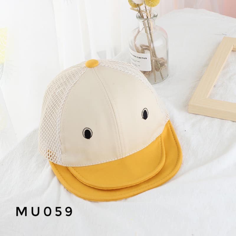 Mũ lưỡi trai hình vịt vàng cho bé MU059