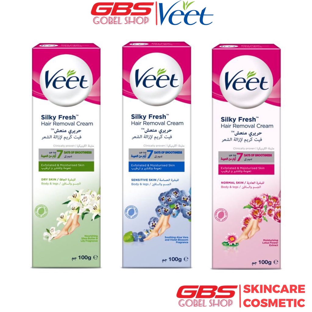 Kem Tẩy Lông Veet Silky Fresh Hair Removal Cream 100ml