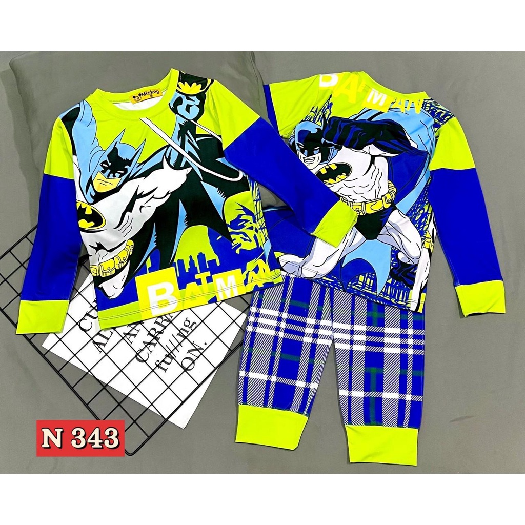 Đồ bộ bé trai, bộ bé trai dài tay size đại 8-10 tuổi vải thun lạnh Jennie kids J511