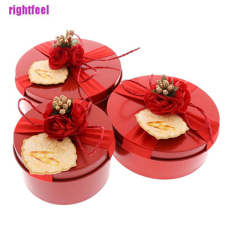 Hộp đựng kẹo / chocolate / quà tặng hình tròn dùng trang trí tiệc