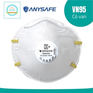 Mua 1 tặng 1 Khẩu Trang ANYSAFE Hàn Quốc Chính Hãng Có Van VC102V - Hộp 10 cái