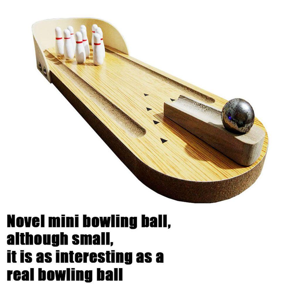YIYU Bộ Trò Chơi Bowling Bằng Gỗ Để Bàn Cho Bé