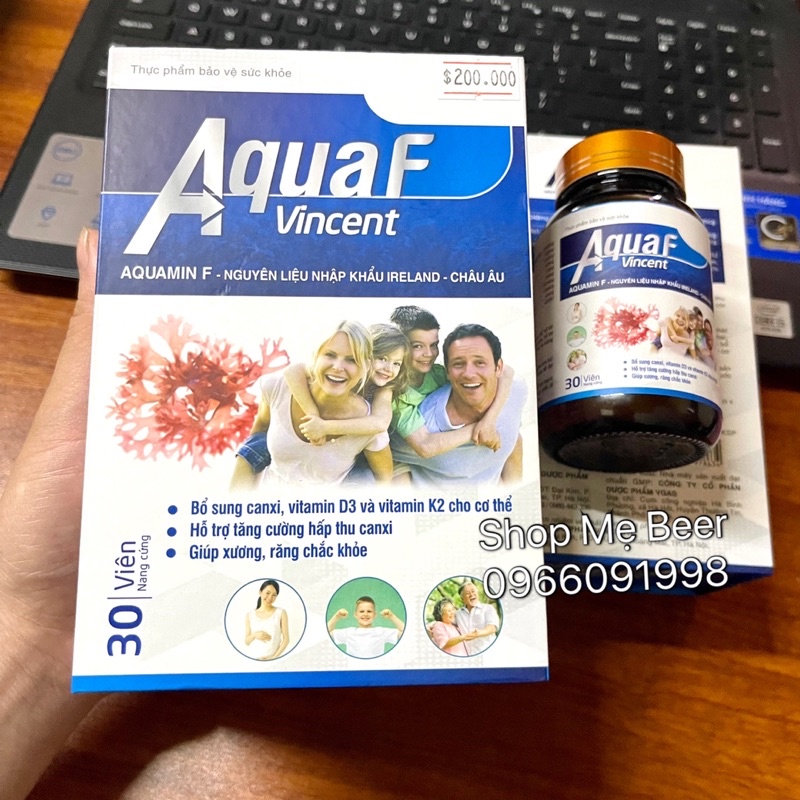 Canxi Aquaf Vincent cho bà bầu, trước và sau sinh, người già và trẻ em