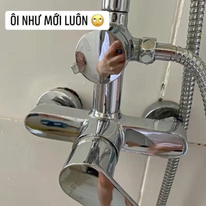 Chai Xịt Tẩy Cặn Canxi Trên Inox Và Kính Siêu Sạch An Toàn
