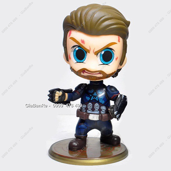 MS: 7826 - NHÂN VẬT AVENGER CHI PI CỔ LÒ XO - CAPTAIN AMERICAN