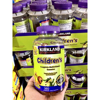 [CHAI 160V]Kẹo Hỗ Trợ Bổ Sung Vitamin Cho Bé Kirkland Children’s Multivitamin 160 Viên