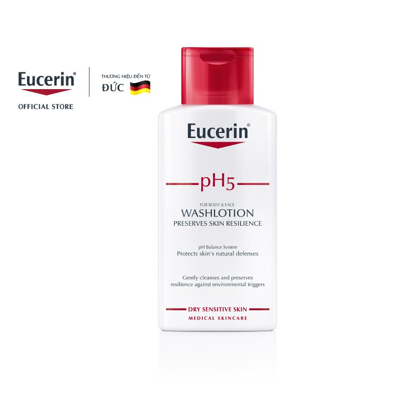 Sữa tắm cho da nhạy cảm Eucerin pH5 Washlotion 400ml