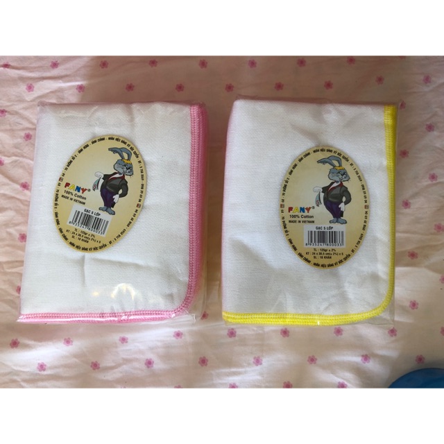 Khăn sữa 5 lớp cho bé