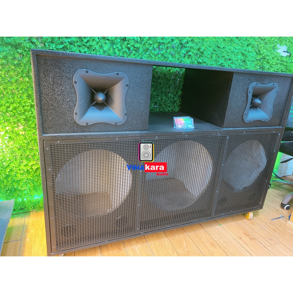 Vỏ thùng loa kéo 2 bass 1 Sup - 2 Bass 4 tấc + 1 Sup 5 Tấc Ván Ép