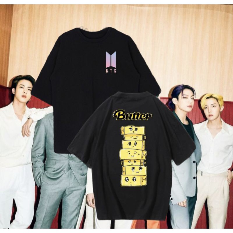 Áo phông BTS BUTTER ngắn tay cực ngầu giá tận xưởng