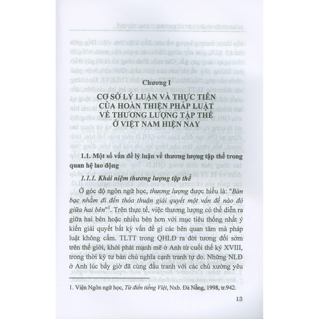 Sách - Hoàn Thiện Pháp Luật Về Thương Lượng Tập Thể Trong Bối Cảnh Hội Nhập Ở Việt Nam Hiện Nay | BigBuy360 - bigbuy360.vn
