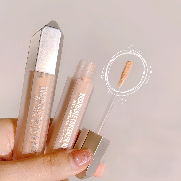 Kem che khuyết điểm thâm mắt đốm thâm mụn Breathable Concealer Milk 5g