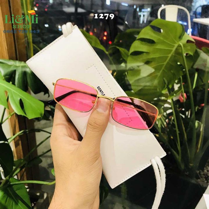 ❌GIÁ SỐC❌Mắt Kính Thời Trang Unisex 💞 Kính Mát Vuông Nam Nữ Hot Trend 2020 GLM1279 | BigBuy360 - bigbuy360.vn
