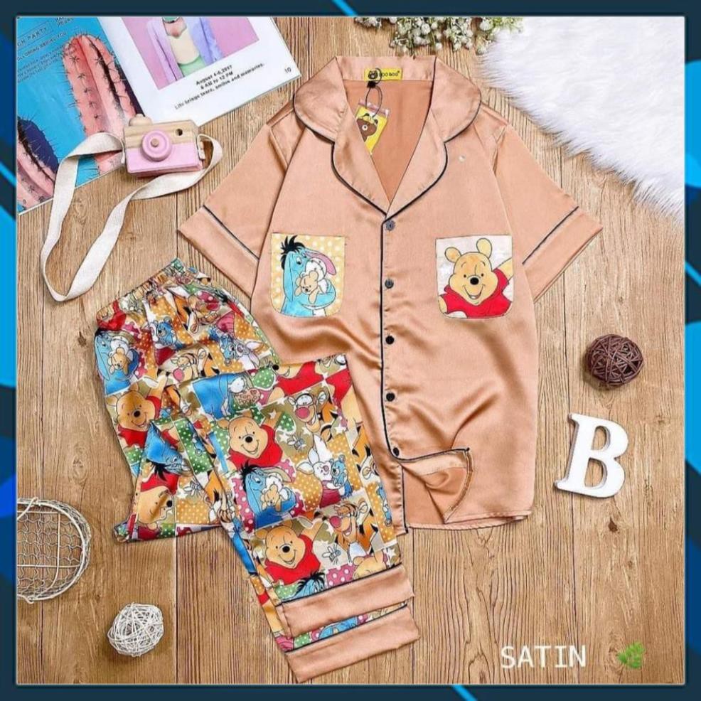 [40-60kg] Đồ ngủ nữ, pijama mặc nhà chất LỤA SATIN, kiểu Tay ngắn quần dài, chất đẹp, ít nhăn, không xù, nhão . | BigBuy360 - bigbuy360.vn