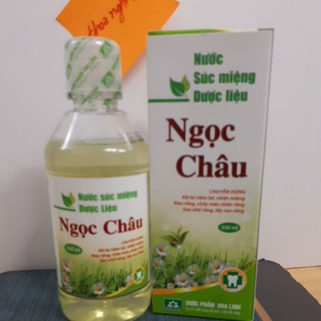 Nước súc miệng Dược liệu Ngọc Châu ( 350ml)