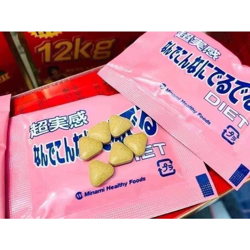 GIẢM CÂN 12KG Viên Uống DERU DERU DIET Nhật Bản Full hộp