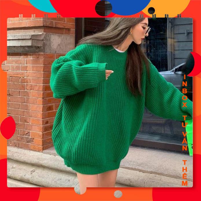 Áo len nữ dài tay cổ tròn màu đen thời trang Hàn LieuTheOrboHP Shop | BigBuy360 - bigbuy360.vn