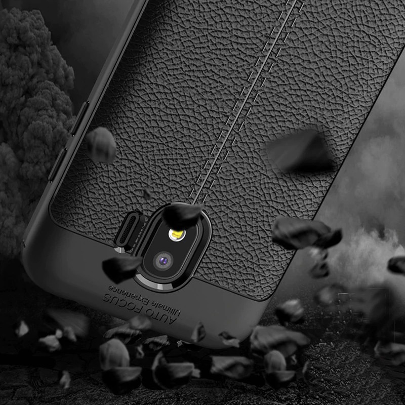 Ốp Lưng Auto Focus Vân Da Cho Samsung J4