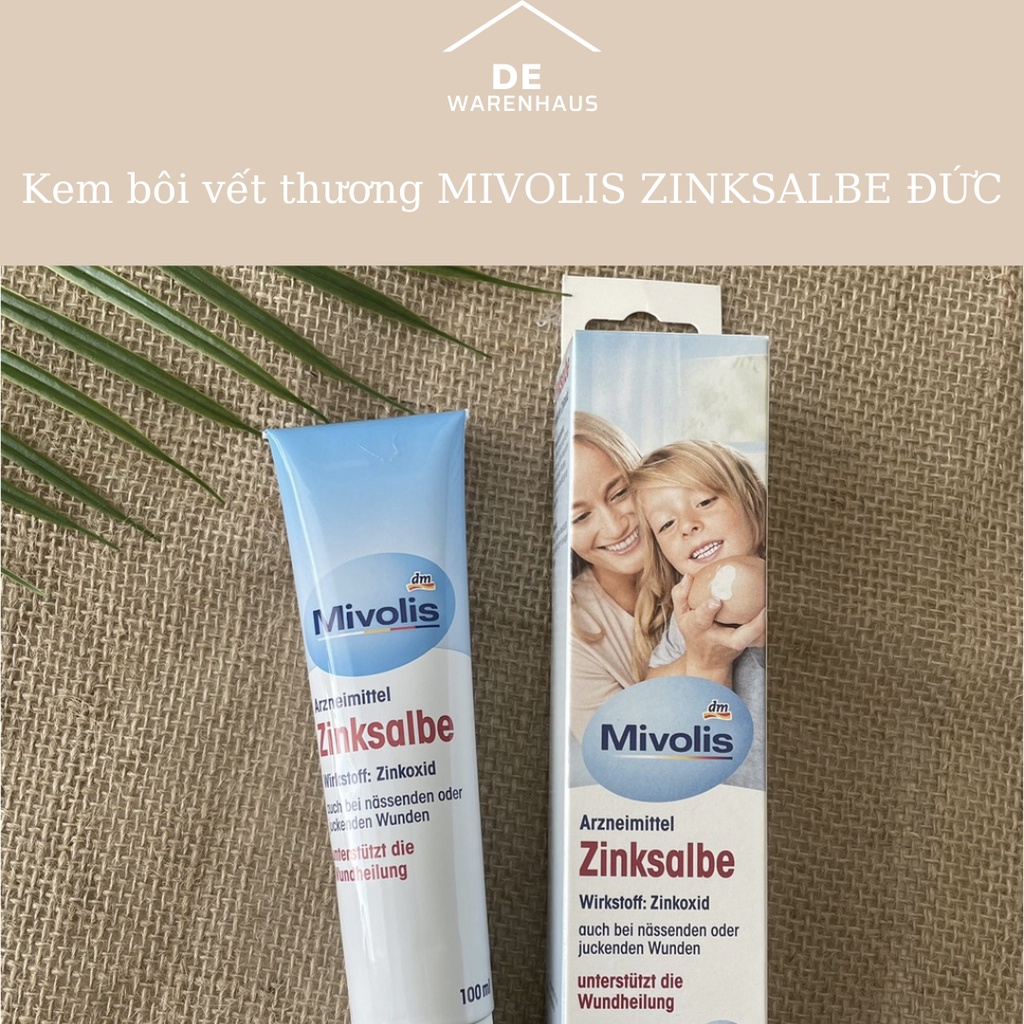 Kem Bôi Vết Thương Cho Bé MIVOLIS ZINKSALBE BẢN NỘI ĐỊA ĐỨC