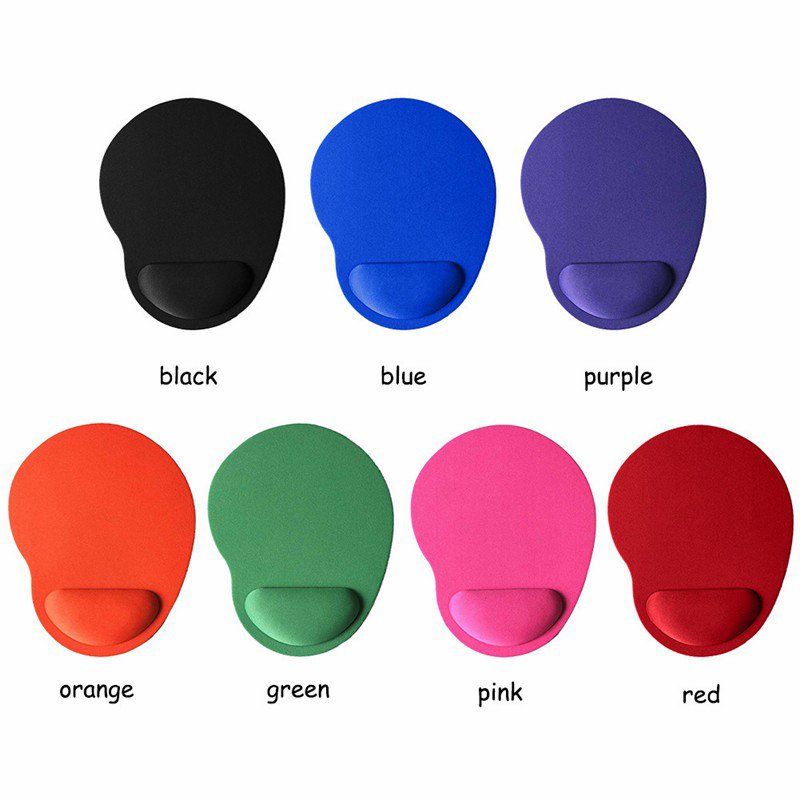Miếng lót chuột có đệm kê tay bằng silicon mềm tiện dụng khi sử dụng máy tính/ notebook/ laptop- hàng loại 1