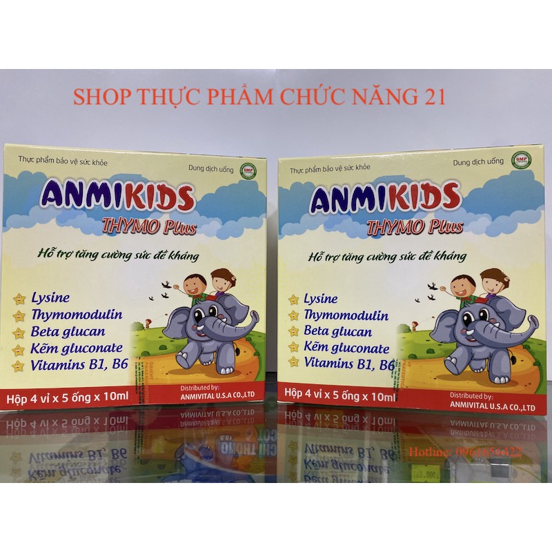 ANMIKIDS THYMO plus - Giúp bồi bổ sức khoẻ, nâng cao sức đề kháng cho trẻ.