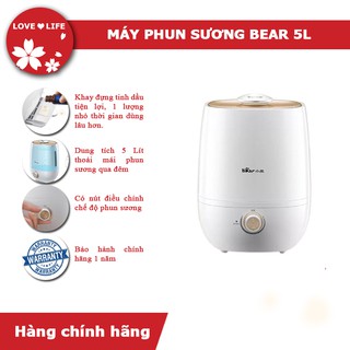 Máy phun sương tạo độ ẩm 5L Bear [Sẵn Hàng] Máy tạo ẩm không khí, khuếch tán tinh dầu