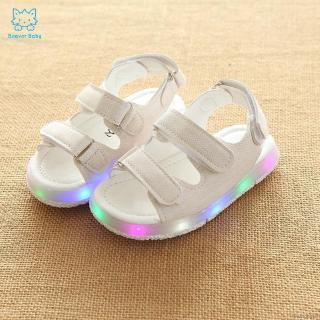 Giày Sandal Đế Mềm Có Đèn Led Cho Bé