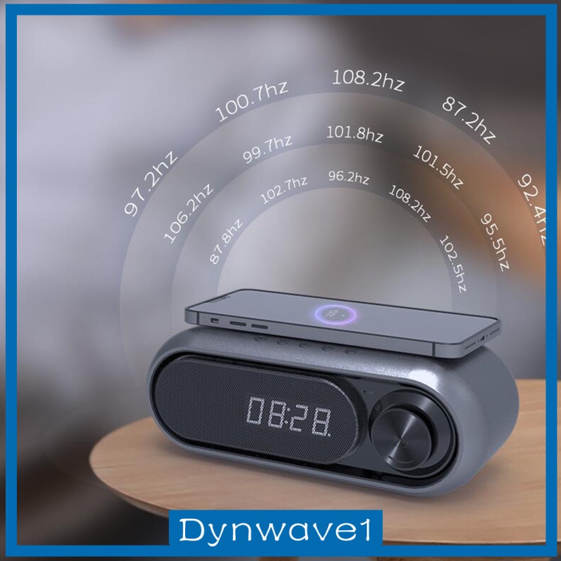 Loa Bluetooth Không Dây Tích Hợp Đồng Hồ Báo Thức Có Cổng Sạc Usb Dùng Trong Nhà Dynwave1