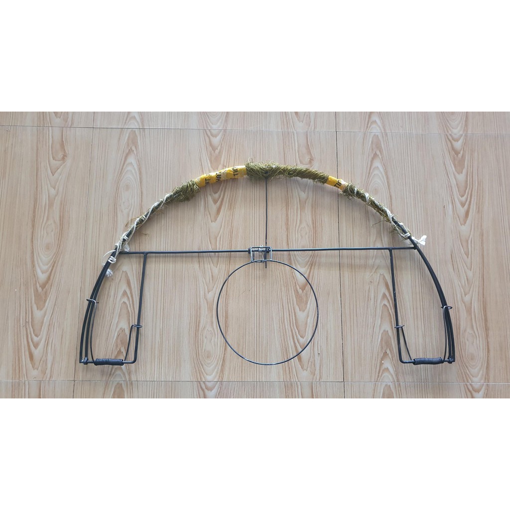 Mẹt bẫy chim săn loại thép AC 6.2li có sơn đen chống rỉ kích thước 75 x 85cm , lò xo 3.2li cực mạnh
