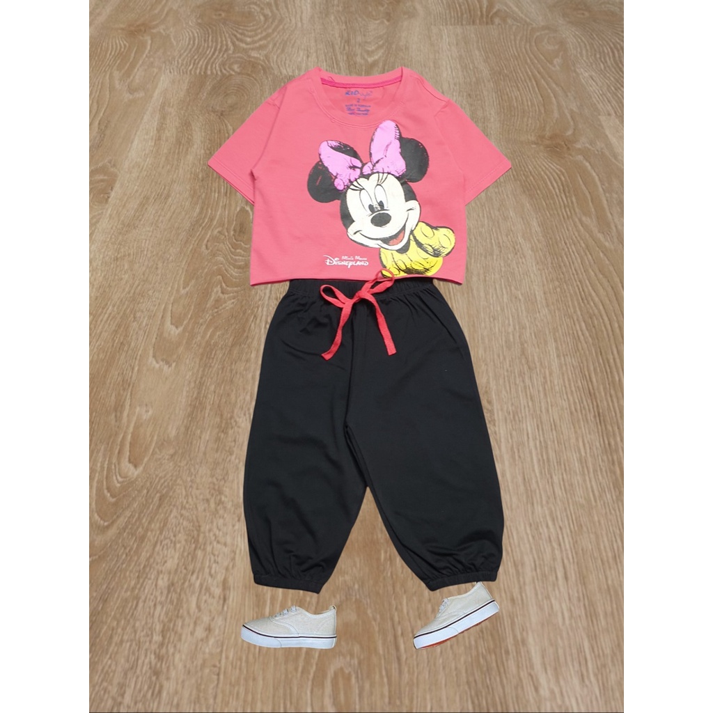 Set CropTop Hiphop bé gái , áo form lửng ngang eo và quần thụng ống bom, đồ nhảy dance yumba cho bé -Trang 25 Kids