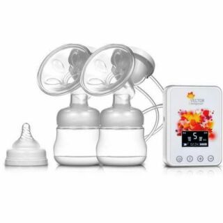 Máy hút sữa điện đôi không pin 9 cấp hút zimeitu
