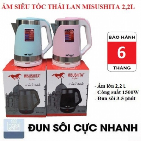 [FREESHIP] ẤM ĐUN SIÊU TỐC THÁI LAN TL-304 (2.3L), KETTLE (1.8L), HOMIiCOOK (1.8L), YUESLILA (2.5L)