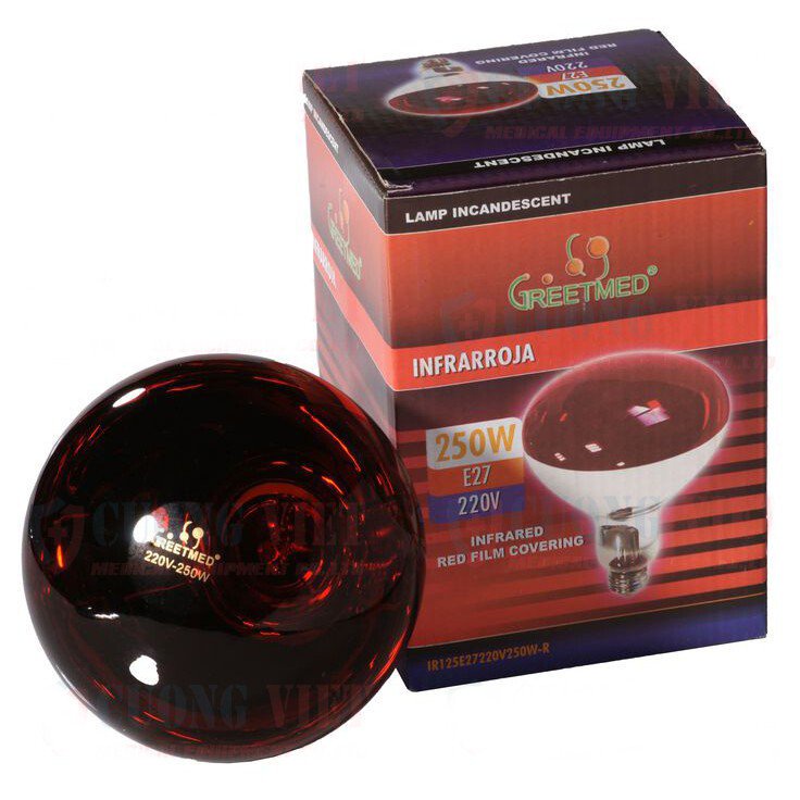 Bóng Đèn Hồng Ngoại GreetMed 250W loại tốt