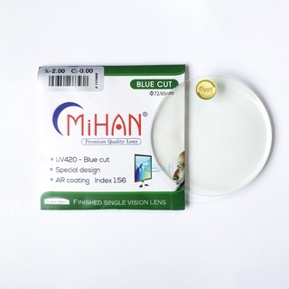 Tròng Kính Lọc Ánh Sáng Xanh Mihan Hàn Quốc