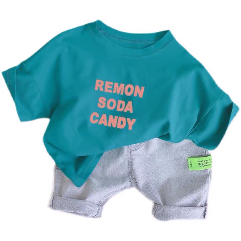 Bộ Cộc Tay Cho Bé Trai Và Bé Gái, Sét Cộc Tay Remon Soda Cho Bé Cân Nặng Từ 5kg-32kg Quần Áo Trẻ Em BETHO KIDS