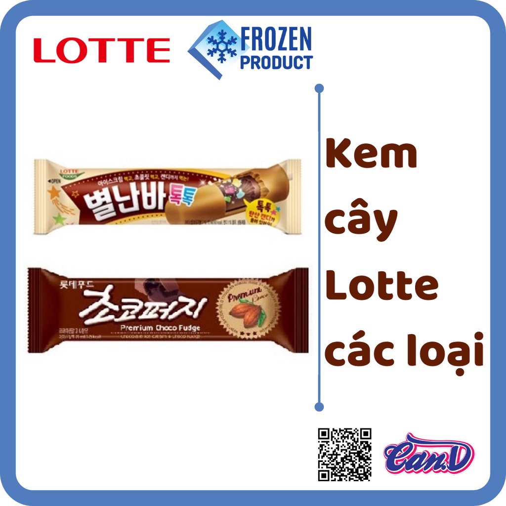  Kem cây Lotte các loại