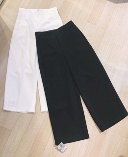 Quần ống suông cạp cao
