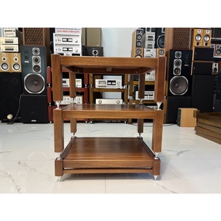 Kệ audio - kệ âm thanh gỗ lát xoan mặt nguyên tấm gỗ thịt